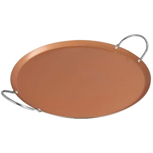 Oster Non-Stick 14" Carbon Steel Stonefire Comal in Copper | 17.5" x 14" x 2" | Michaels
